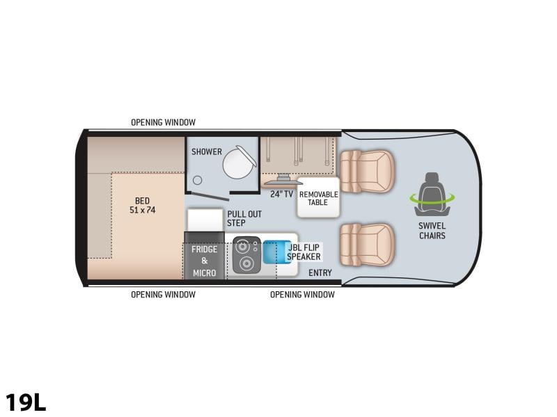 2022 Thor Motor Coach Tranquility® 19L Photo in Staunton VA 24401