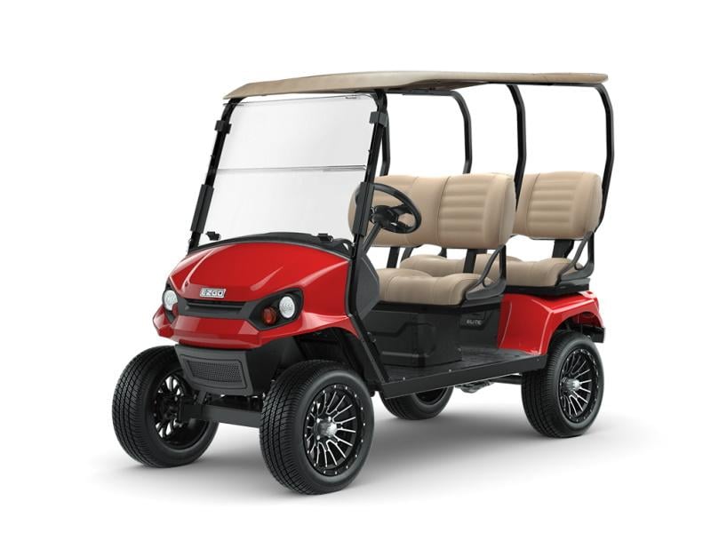 New 2023 E-Z-GO Liberty ELiTE Lithium Flame Red - photo - 10