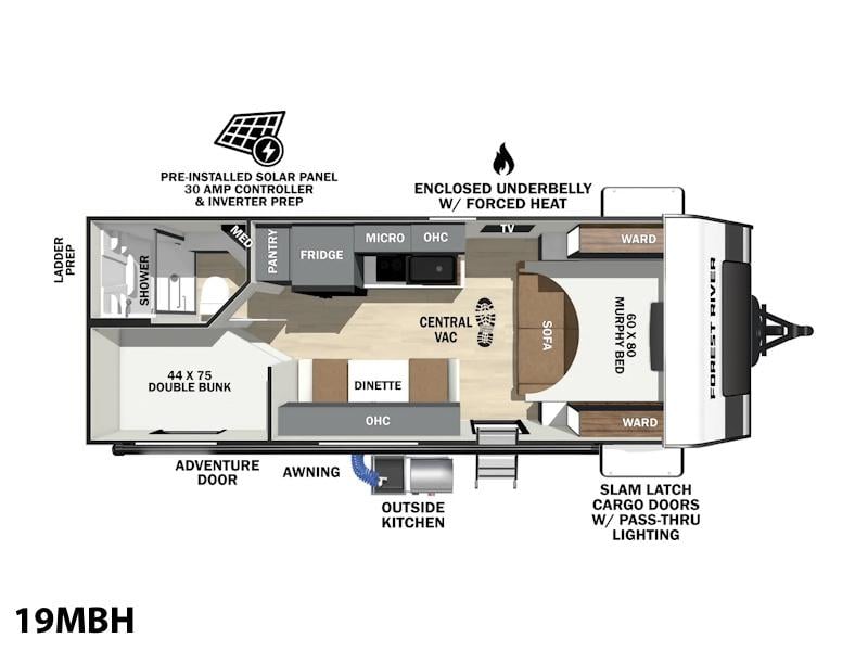 New 2026 Forest River Ibex Travel Trailers 19MBH - photo - 31