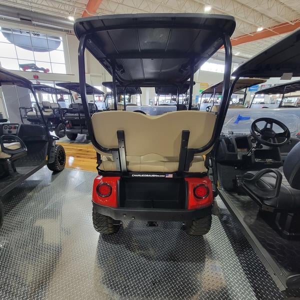 New 2023 E-Z-GO Liberty ELiTE Lithium Flame Red - photo - 7