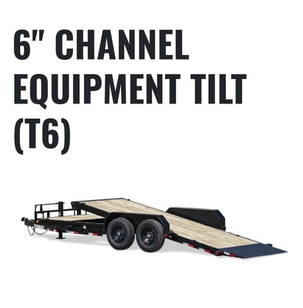 2025 PJ Trailers 6" Channel Equipment Tilt (T6) 20' Photo in Staunton VA 24401