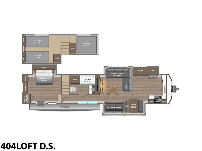 2026 Jayco Jay Flight Bungalow 404LOFT D.S. Photo in Staunton VA 24401