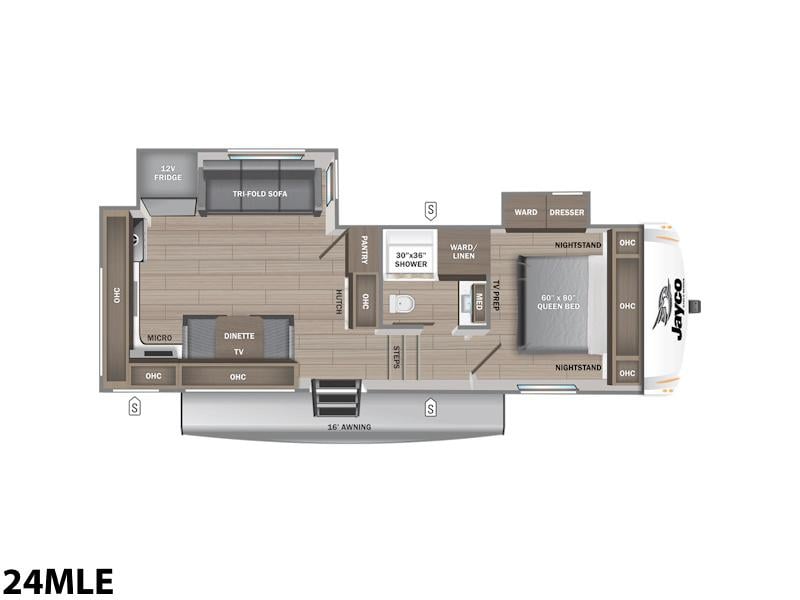 2026 Jayco Eagle SLE Fifth Wheels 24MLE Photo in Staunton VA 24401