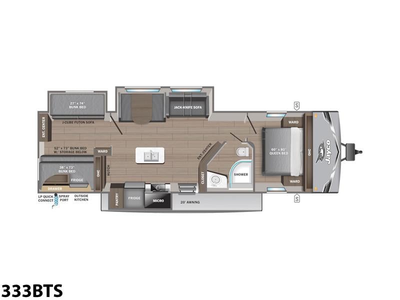 2026 Jayco Jay Flight SLX 333BTS Photo in Staunton VA 24401