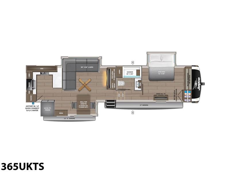 2026 Jayco Eagle Fifth Wheels 365UKTS Photo in Staunton VA 24401