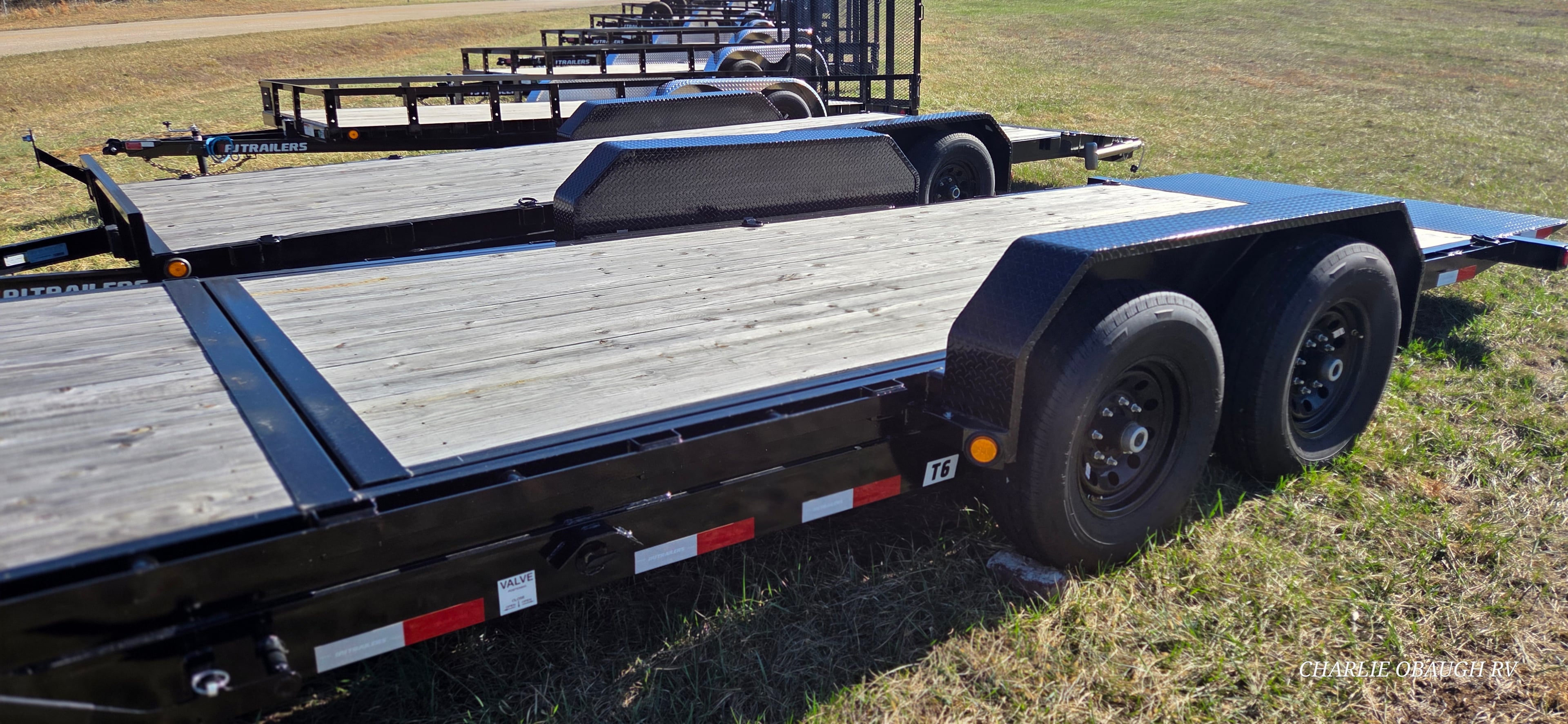 New 2025 PJ Trailers 6" Channel Equipment Tilt (T6) 20' - photo - 9