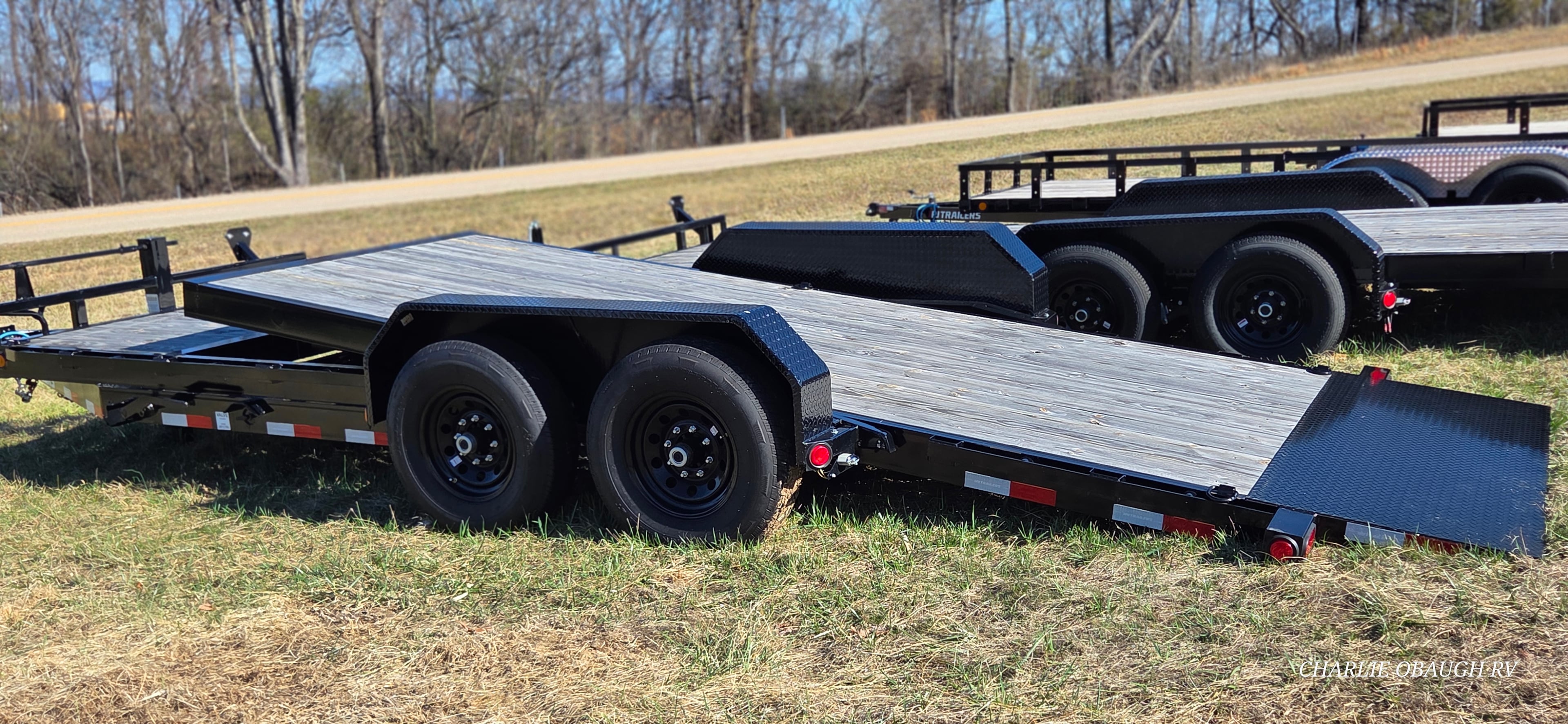 New 2025 PJ Trailers 6" Channel Equipment Tilt (T6) 20' - photo - 11
